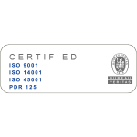 Siamo certificati ISO 9001, ISO14001, ISO 45001 e UNI PDR 125